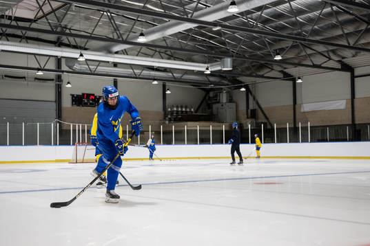 Anna Kjellbin of Sweden at a practice session