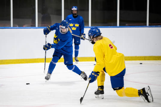 Ebba Berglund of Sweden at a practice session