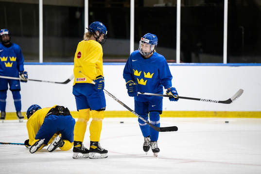 Ebba Berglund of Sweden at a practice session