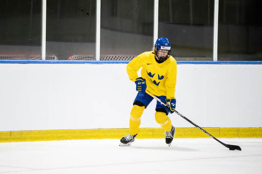 Paula Bergström of Sweden at a practice session