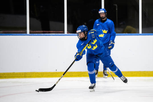 Anna Kjellbin of Sweden at a practice session