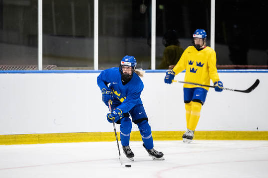 Thea Johansson of Sweden at a practice session