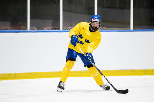 Paula Bergström of Sweden at a practice session