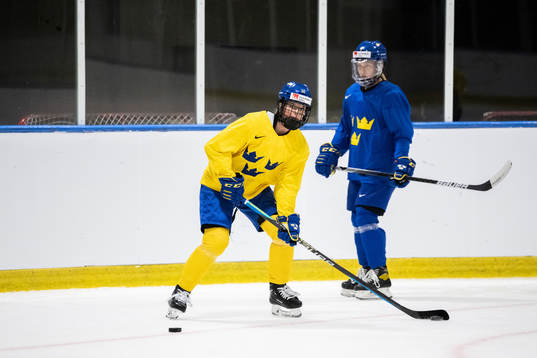 Mina Waxin of Sweden at a practice session