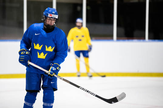 Thea Johansson of Sweden at a practice session