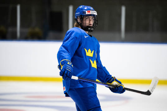 Emma Murén of Sweden at a practice session