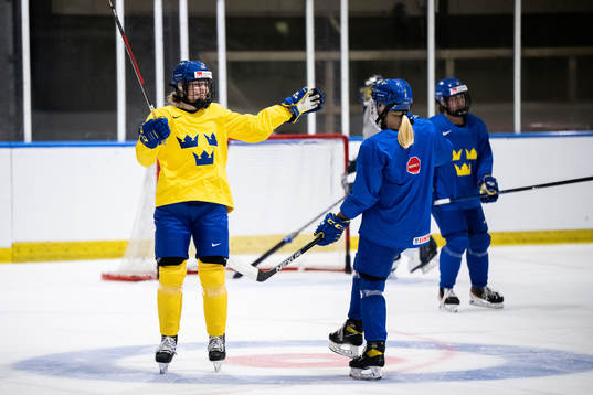 Paula Bergström of Sweden at a practice session