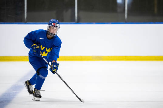 Ebba Berglund of Sweden at a practice session