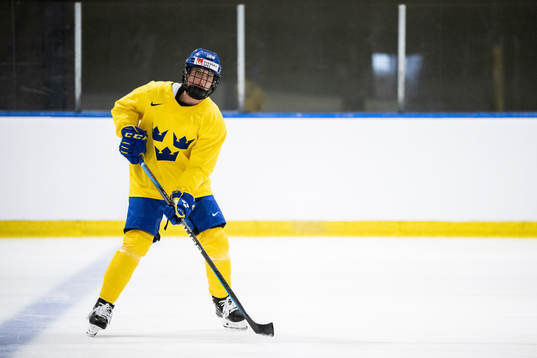 Mina Waxin of Sweden at a practice session