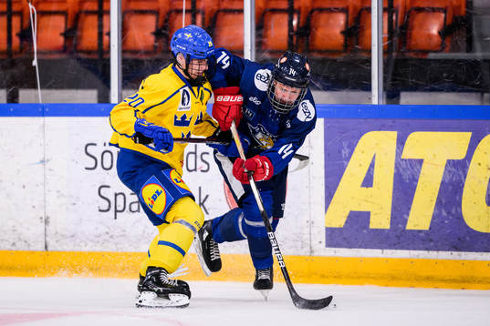 Sveriges Alfons Freij och Finlands Joonas Paqvalin