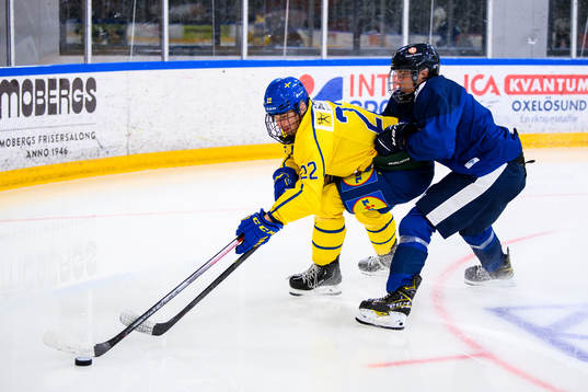 Sveriges Karl Sterner och Finlands Niklas Nykyri
