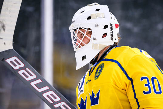 Sveriges målvakt Hugo Laring