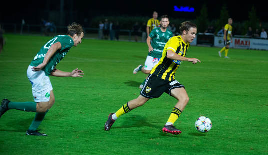 IFK Hässleholms Isaac Holmberg i matchen i div. 2 mellan