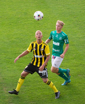 IFK Hässleholms Olle Kjellman Olblad  i matchen i div. 2