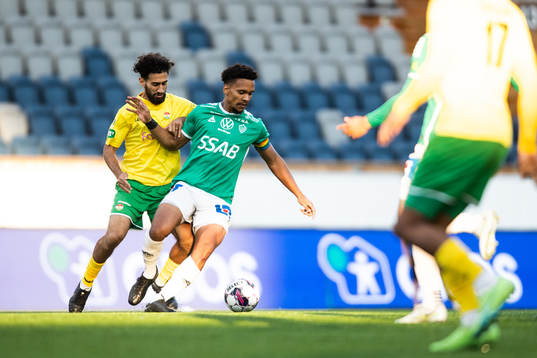 Dalkurds Hady Saleh Karim och Brages Seth Hellberg