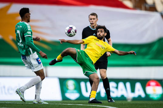 Brages Joakim Persson och Dalkurds Hady Saleh Karim