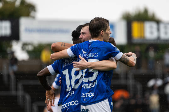 Trelleborgs Nicholas Mortensen jublar