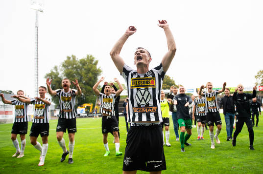 Landskronas Robin Dzabic jublar