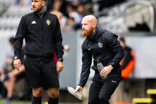 Landskronas assisterande tränare Max Mölder