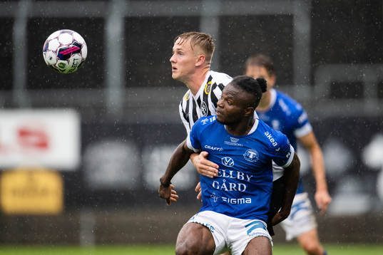 Landskronas Jesper Strid och Trelleborgs Henry Offia