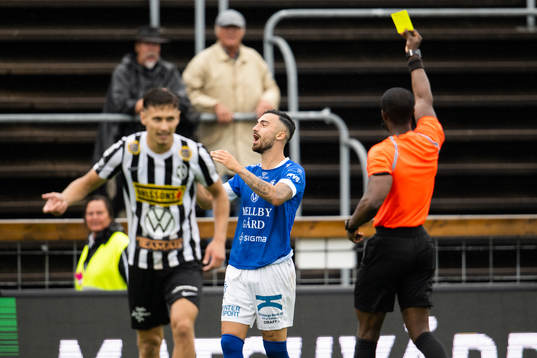 Trelleborgs Simon Amin får varning