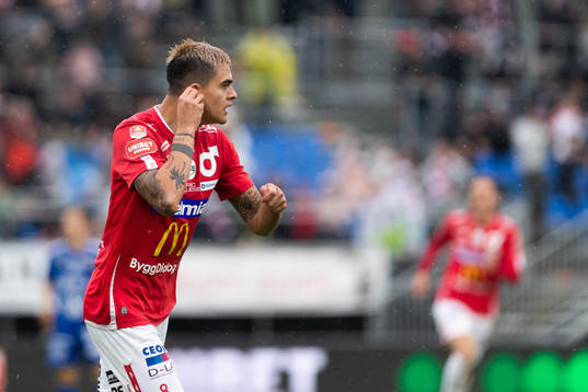 Degerfors Diego Campos jublar