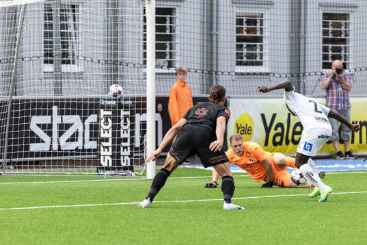 Halmstads Thomas Boakye och Malkolm Nilsson Säfqvist