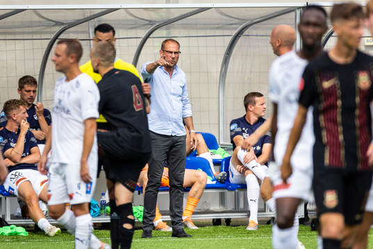 Halmstads tränare Magnus Haglun