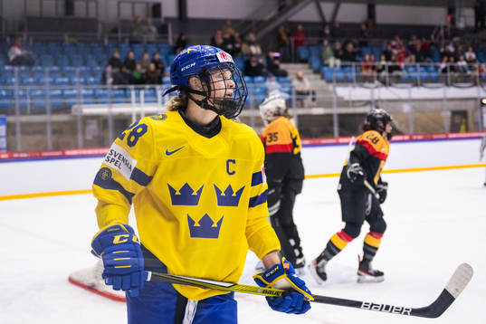 Michelle Löwenhielm of Sweden looks dejected