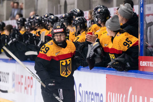 Nina Christof of Germany celebrates