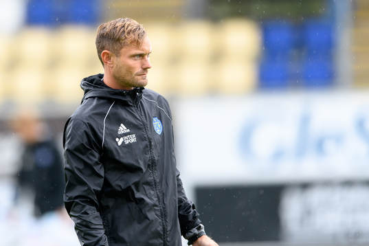 Falkenbergs assisterande Tobias Tuvesson före