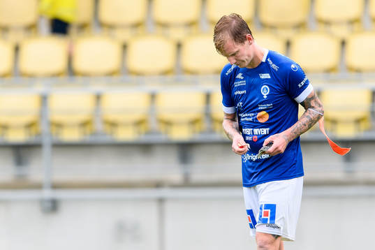 Åtvidabergs Erik Sachs deppar
