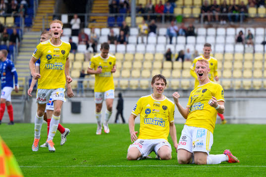 Falkenbergs Linus Borgström, Melker Nilsson och Wilhelm