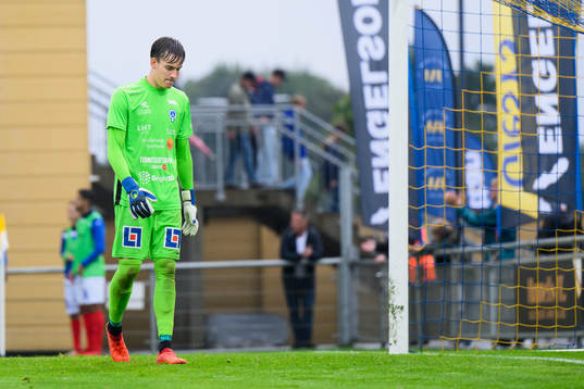 Åtvidabergs målvakt Hampus Gustafsson deppar