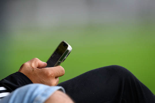 En mobiltelefon