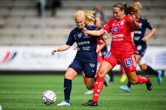 FC Rosengårds Sofie Bruun Bredgaard och Linköpings Stina