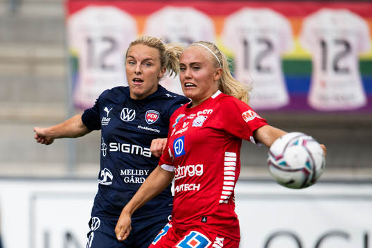 Rosengårds Mimmi Larsson och Linköpings Emma Aldén