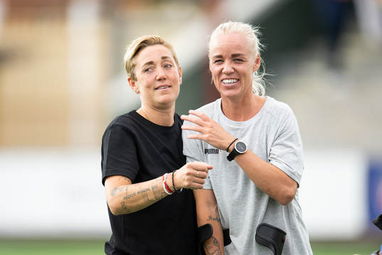 Rosengårds sportchef Therese Sjögran och assisterande