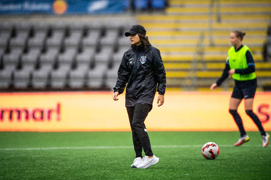 Eskilstuna Uniteds tränare Elena Sadiku