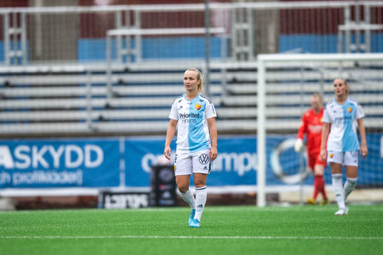 Djurgårdens Tove Almqvist deppar