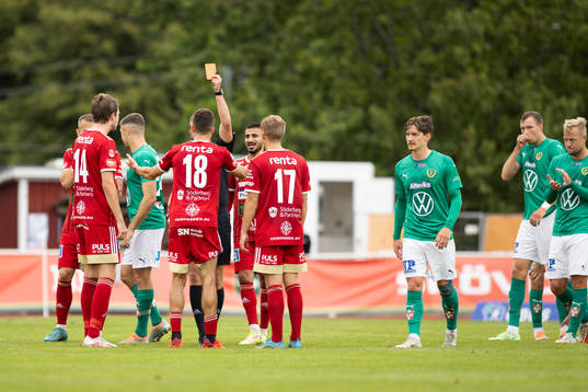 Yoann Fellrath för rött kort