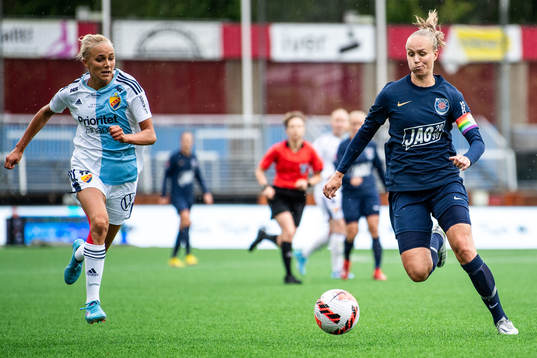 Djurgårdens Sara Lilja Vidlund och Eskilstuna Uniteds