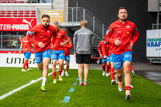 Helsingborgs Abdul Khalili och Viljormur Davidsen