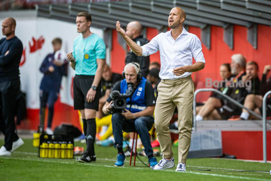 Helsingborgs tränare Mattias Lindström