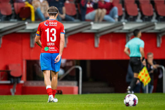 Helsingborgs Wilhelm Loeper deppar