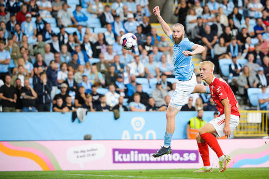 Malmö FFs Jo Inge Berget och Kalmars Carl Gustafsson