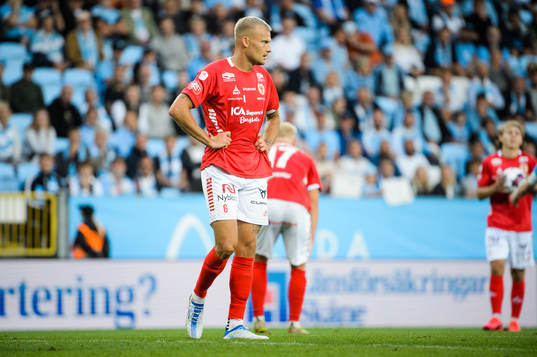 Kalmars Rasmus Sjöstedt deppar