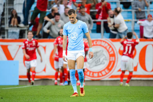 Malmö FFs Veljko Birmancevic deppar