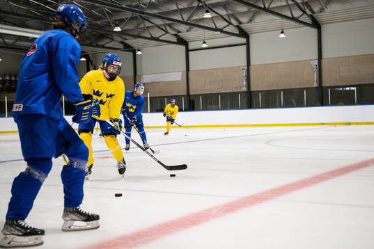 Paula Bergström of Sweden at a practice session