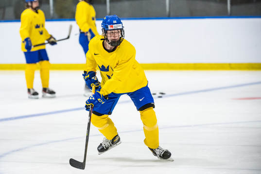 Paula Bergström of Sweden at a practice session